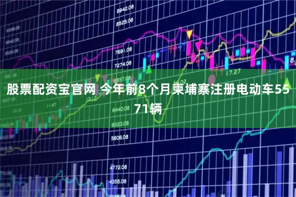 股票配资宝官网 今年前8个月柬埔寨注册电动车5571辆